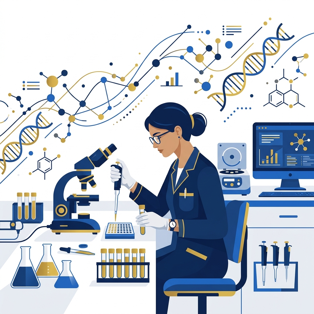 Clinical Scientist doing Molecular Diagnostics